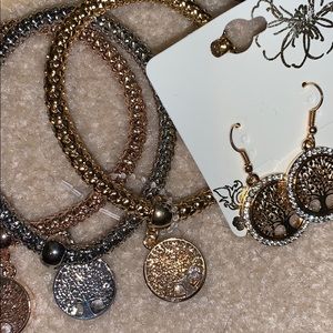 Pandora’s Box Tree of Life Bracelets & Earrings